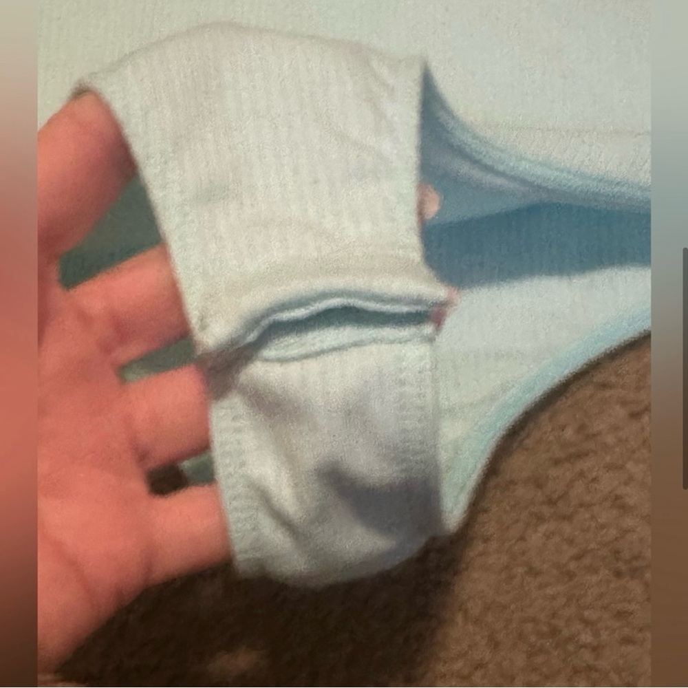 Blue Bodysuit Halter Top - Picture 8 of 8